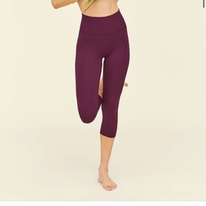 SOLD Girlfriend collective plum leggings